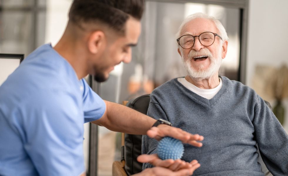 Caregiver providing Alzheimer’s & Dementia Care in Whitewater to a senior at home