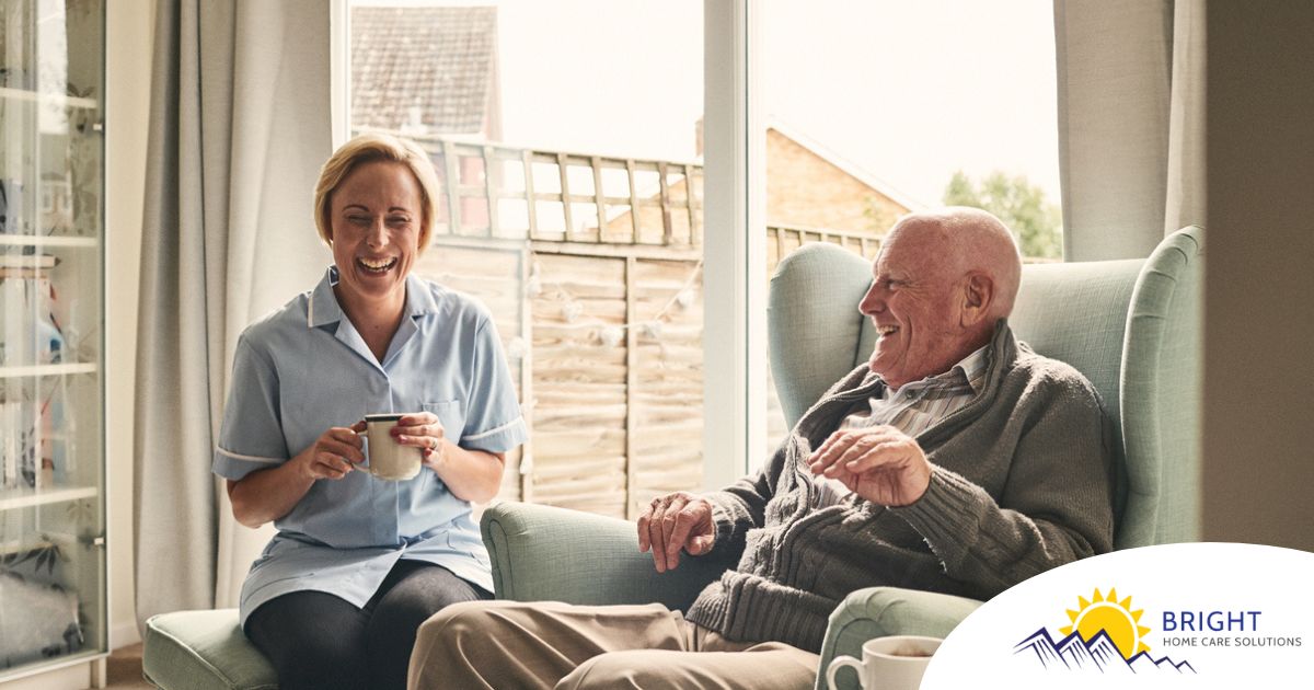 A caregiver provides Memory Care at Home to a senior