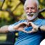 A senior stays active during men’s health month benefitting from senior health at home.