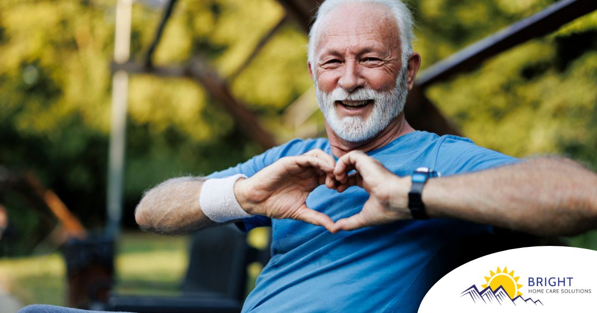 A senior stays active during men’s health month benefitting from senior health at home.